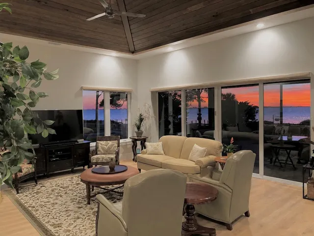 Sunset View From Living Room