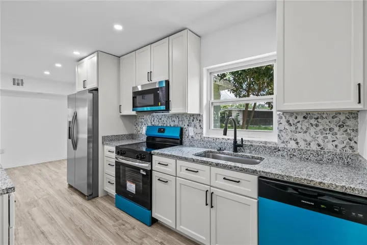 Brand new stainless steel appliances