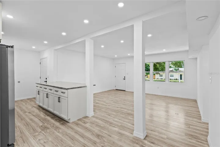 View from kitchen/dining room