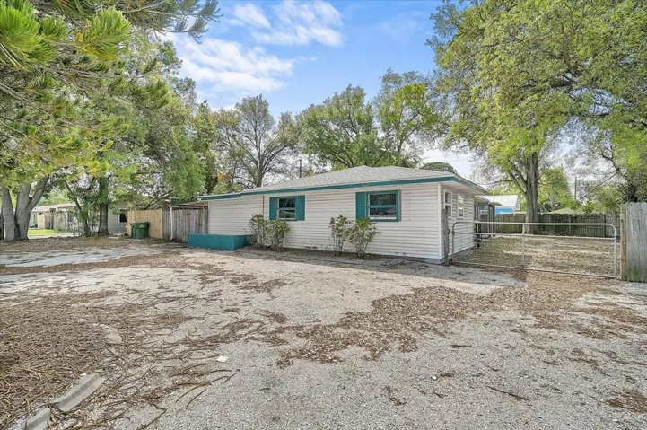 The backyard is fenced and treed.  Yard and Pool maintenance is included.