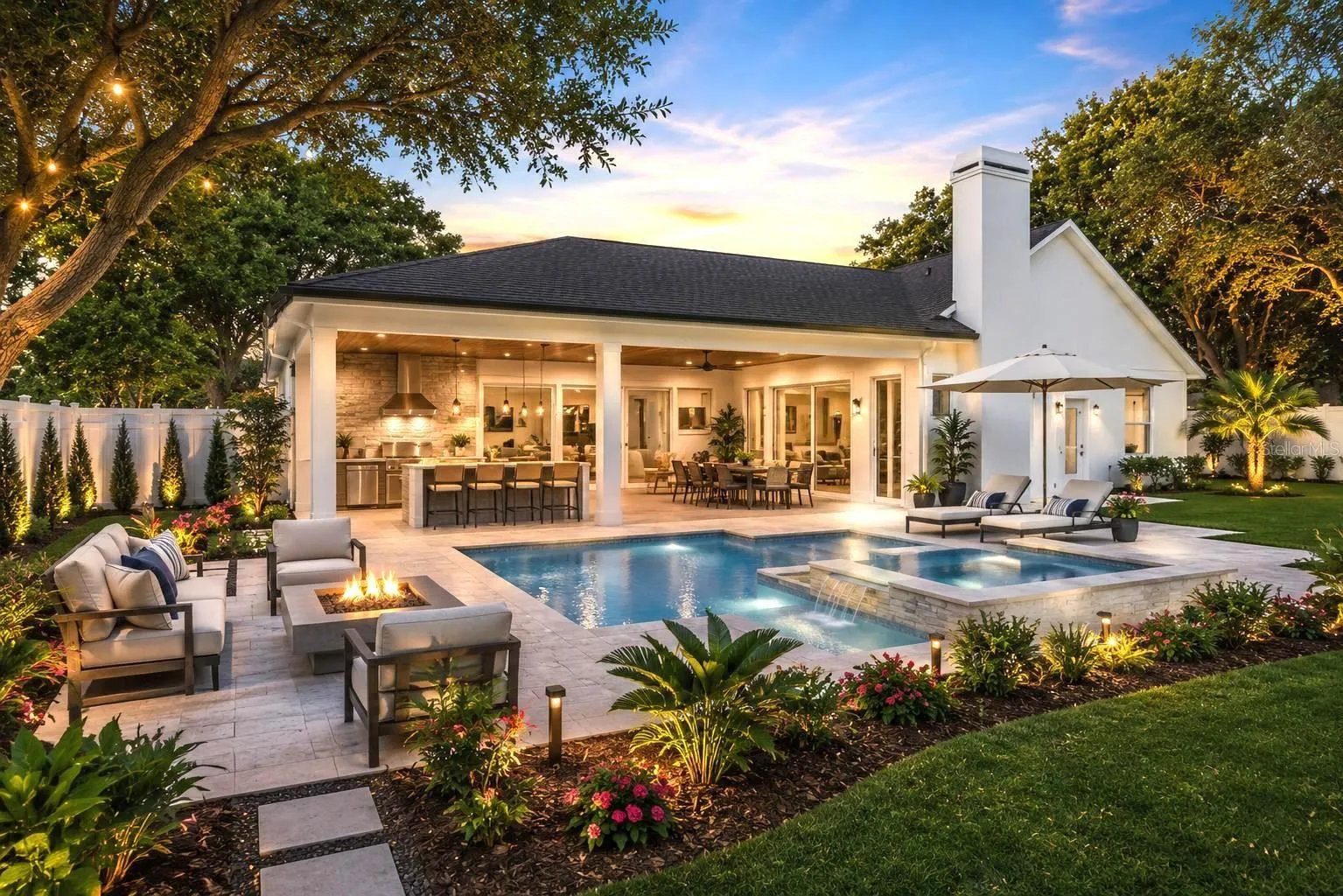 Backyard virtually rendered