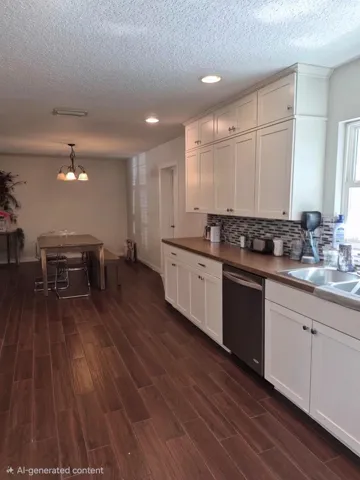 kitchen and dining