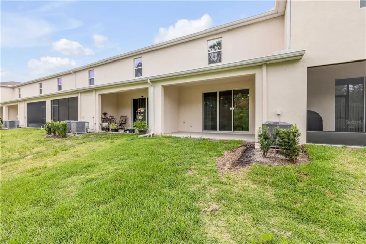 Back of property and neighbors