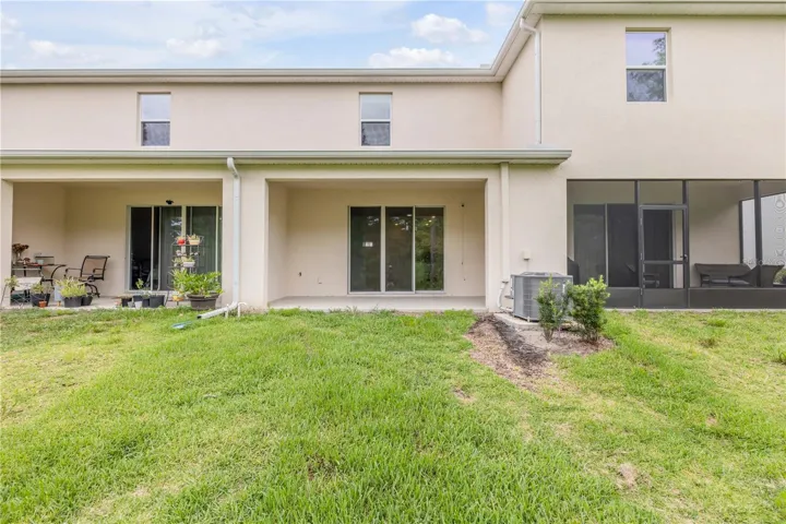 Back of property and neighbors
