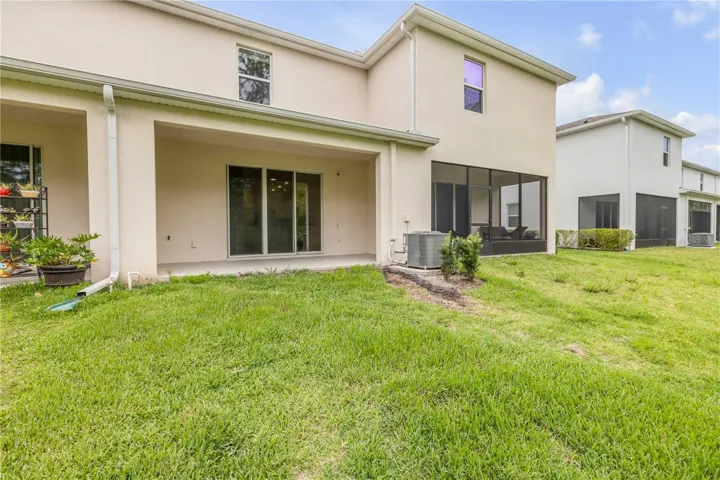Back of property and neighbors