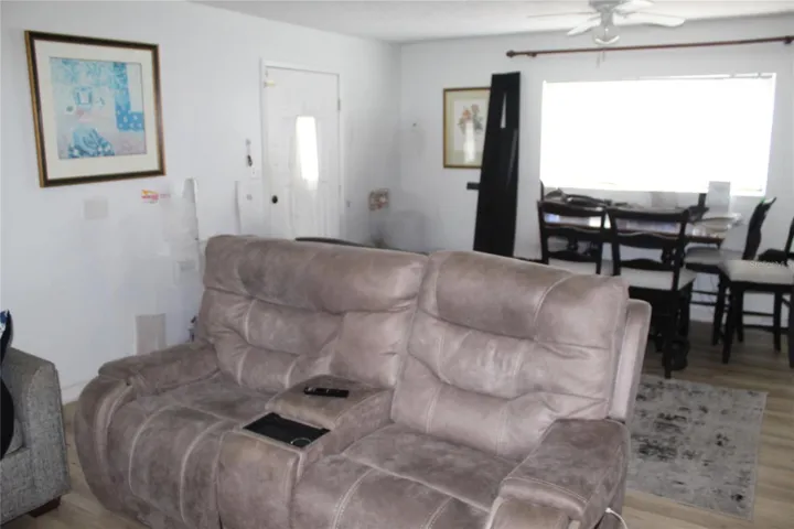 Living room & dining room