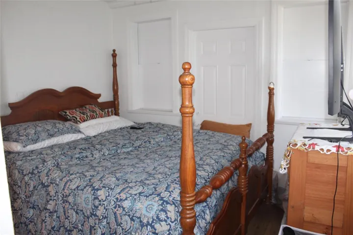 Bedroom with King size bed.