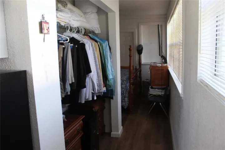 closet in efficiency apartment