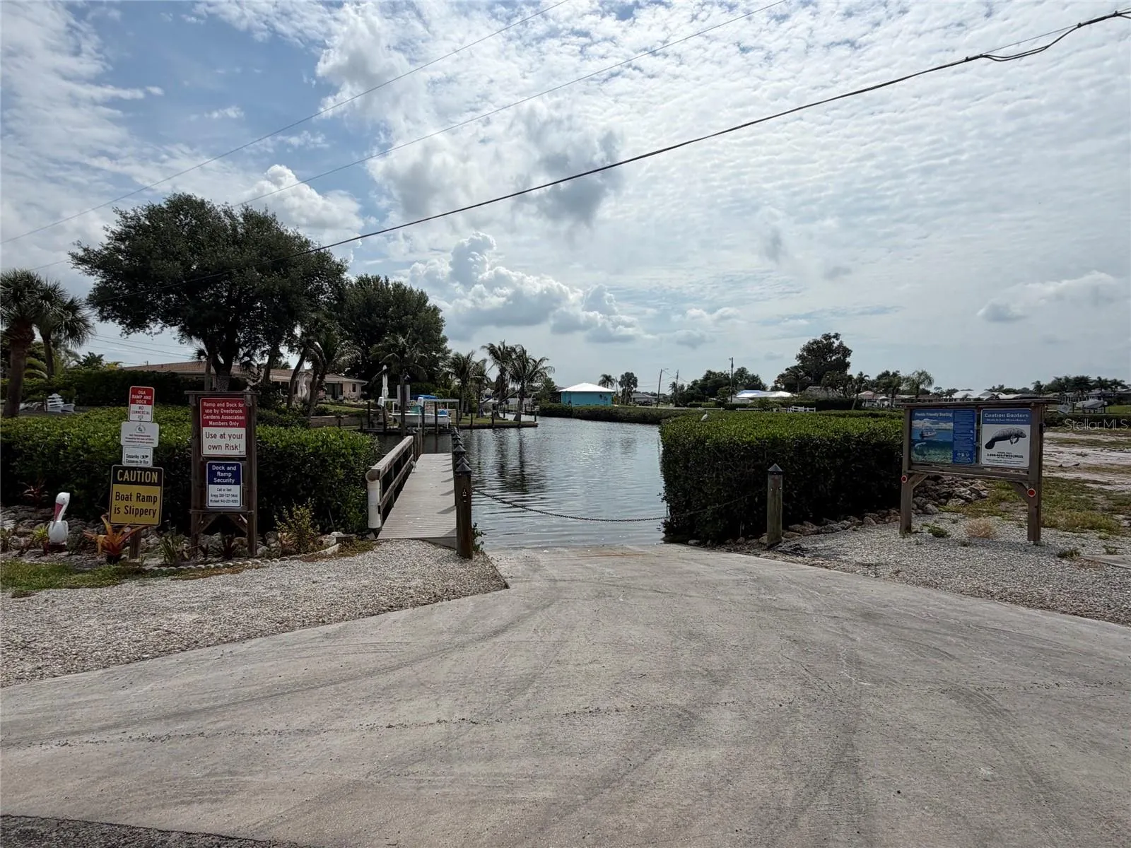 Community boat ramp