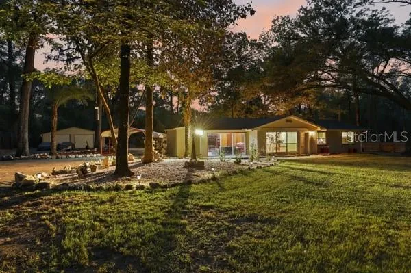 Dusk front of home