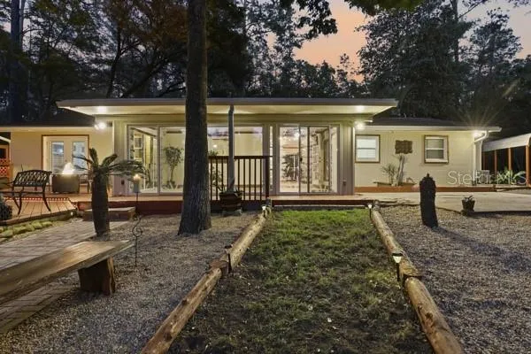 Dusk Rear of home