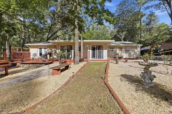 Rear of home