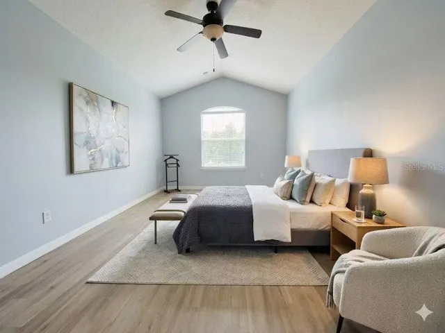 digital staging for master bedroom
