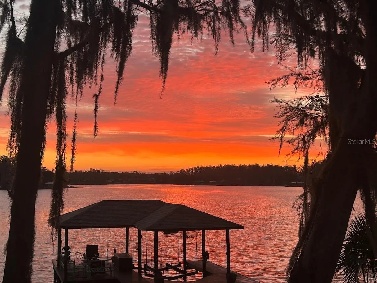 Sunrise over Lake Osceola