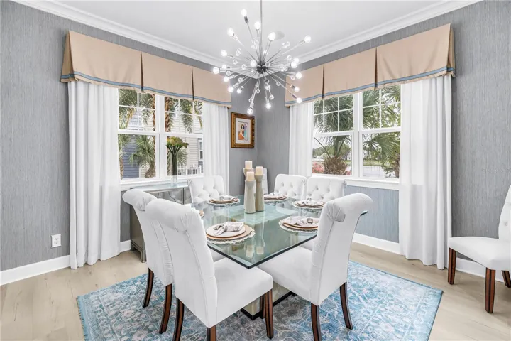 Dining Room with Water View