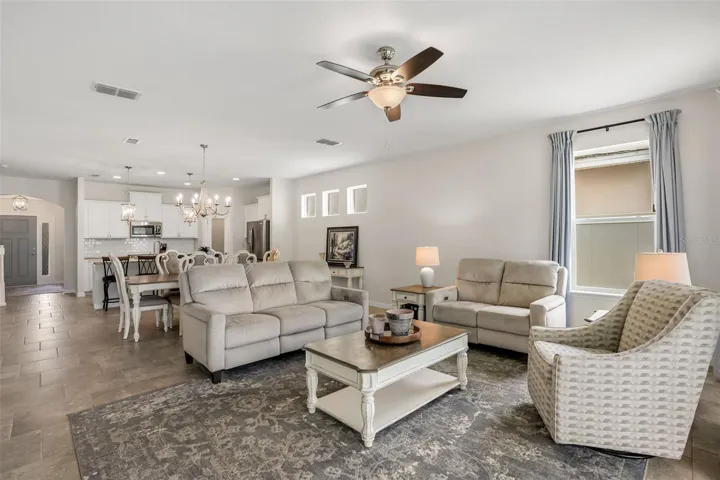Nice and open pen floorplan with the Great room