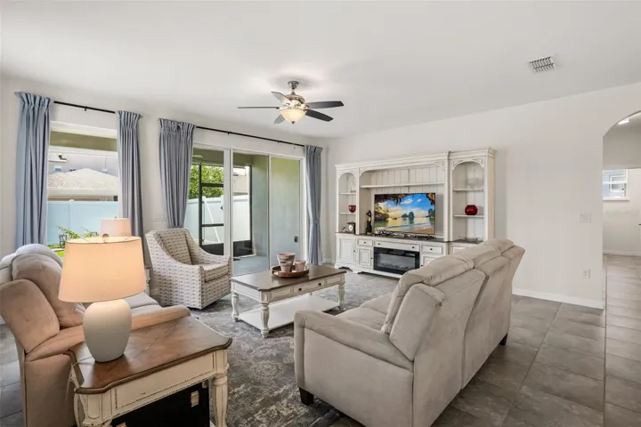 Loving room/Great room with views of your private backyard