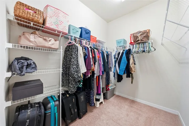 Primary closet