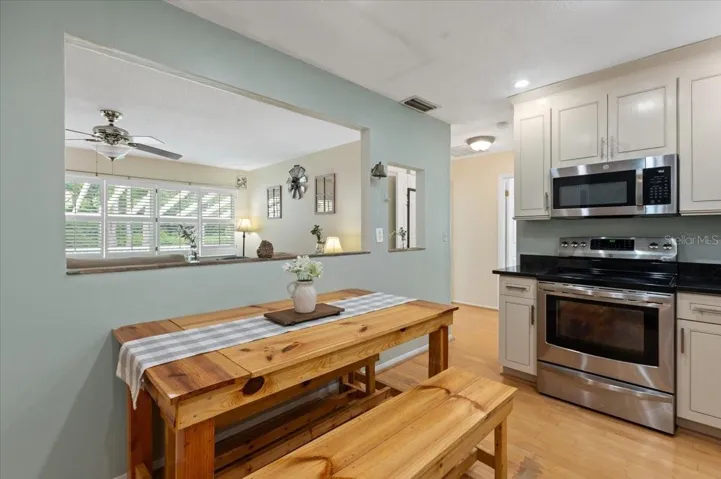 Eat in dining space.