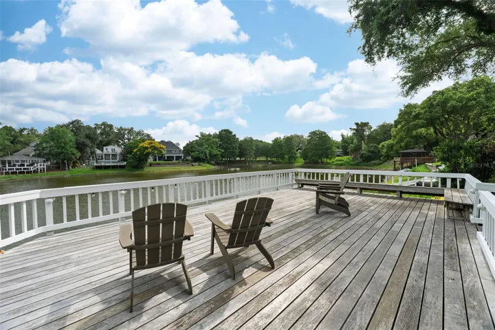 Lake deck
