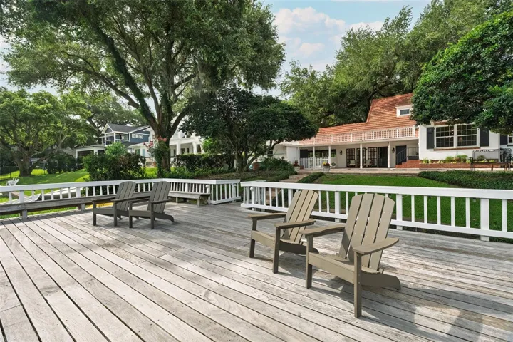 Lake deck