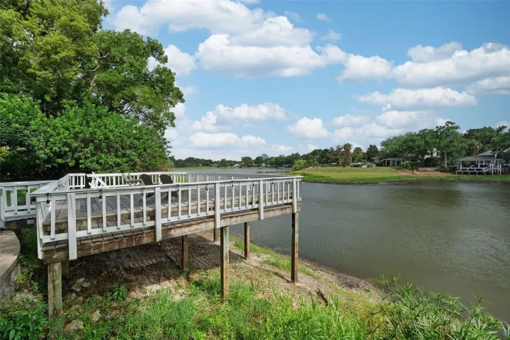 Lake deck