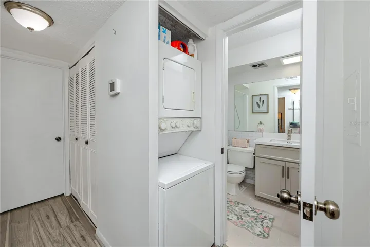 In-unit washer and dryer