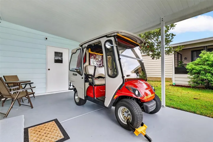 Carport with Golf Cart (Available Separately)
