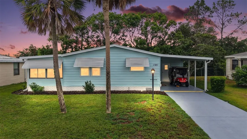 Twilight Front Elevation
