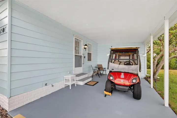 Carport with Golf Cart (Available Separately)