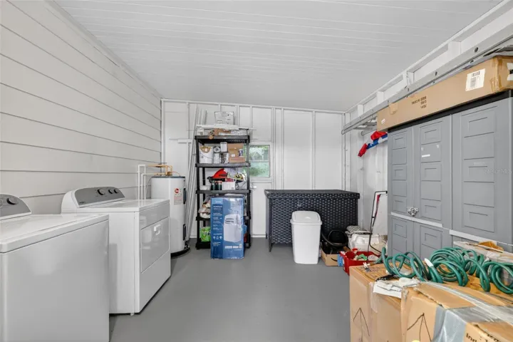 Laundry and Storage Room