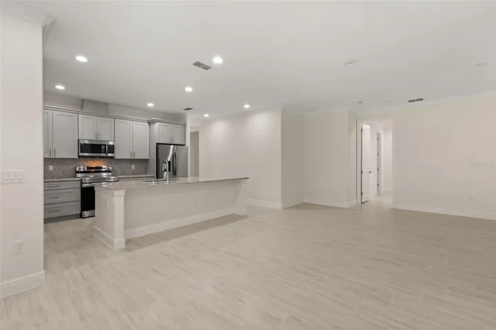 Open-concept living and dining area perfect for entertaining.