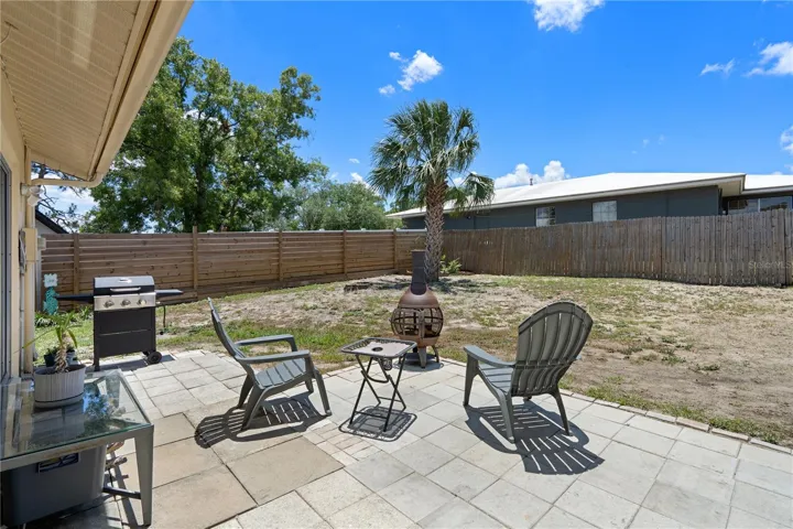 Outside patio