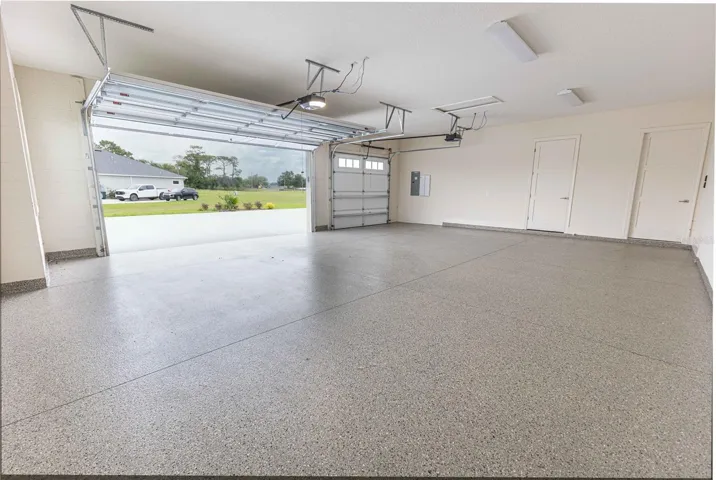 Three car garage