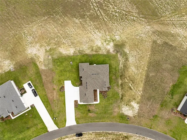 Aerial view of home