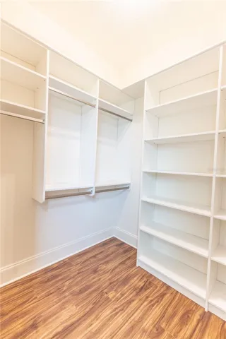 Walk-in closet of third bedroom