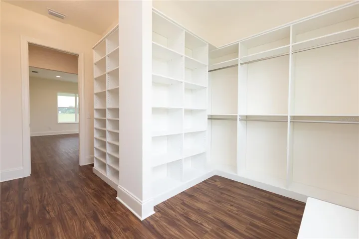 Primary walk-in closet