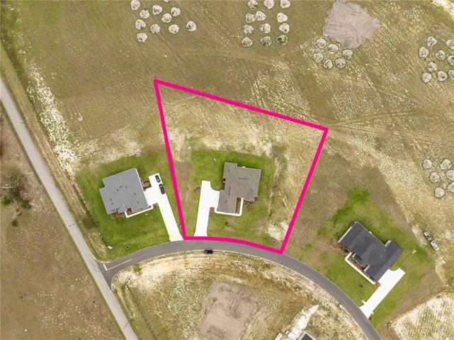 Aerial view of home