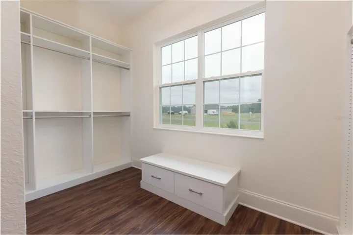 Primary walk-in closet