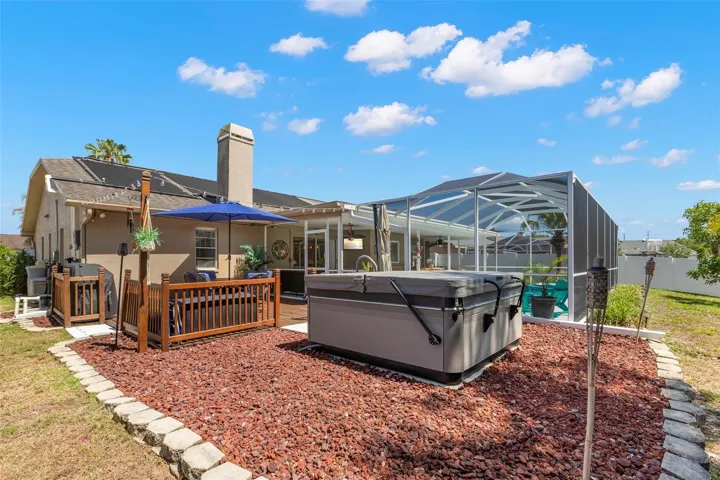Therapeutic hot tub that will stay with the home