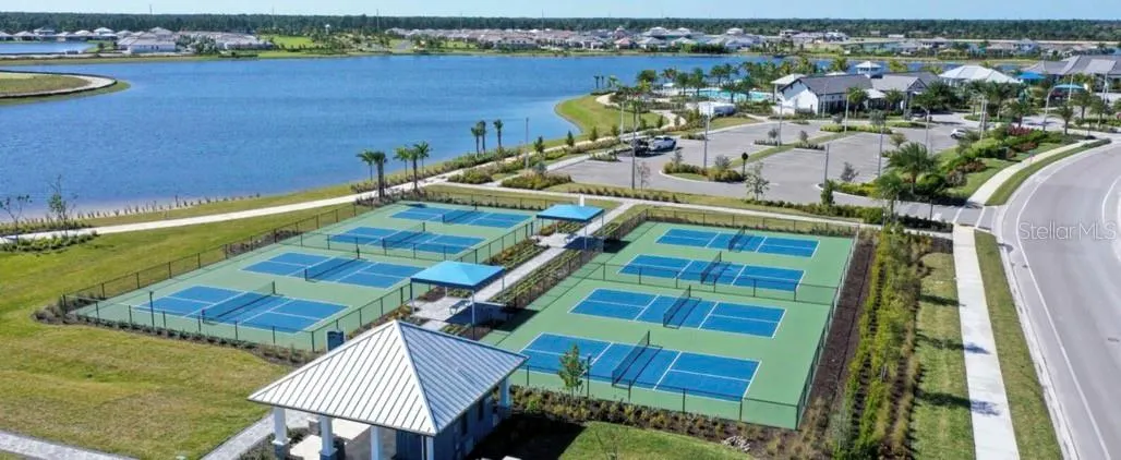 Pickleball courts