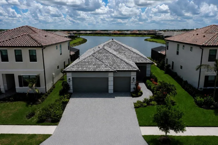 Picture perfect aerial view of home