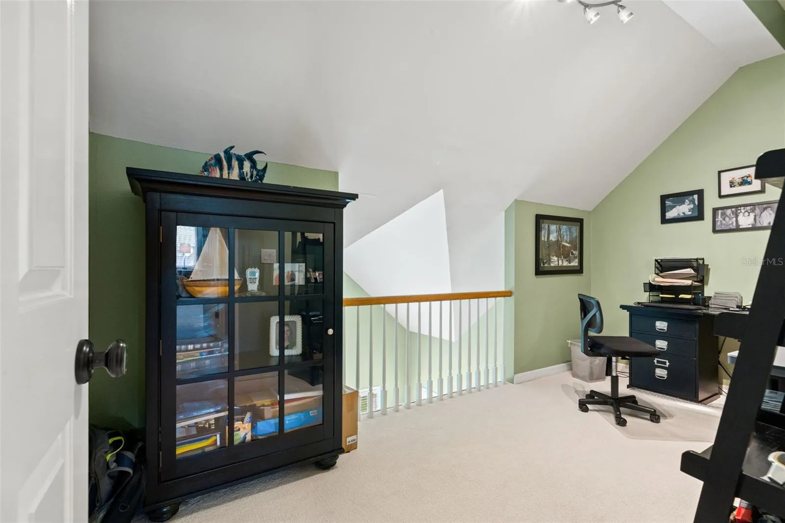 2nd floor office open to downstairs optional 5th bedroom