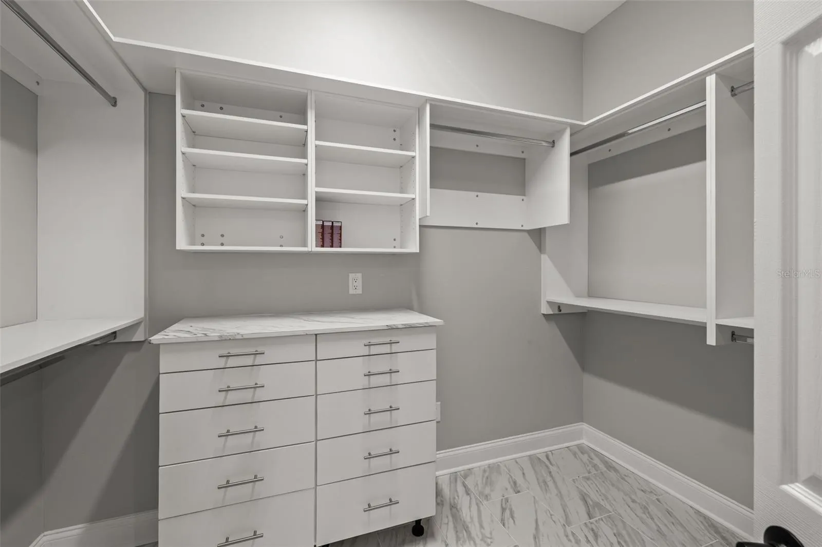 Primary walk in closet