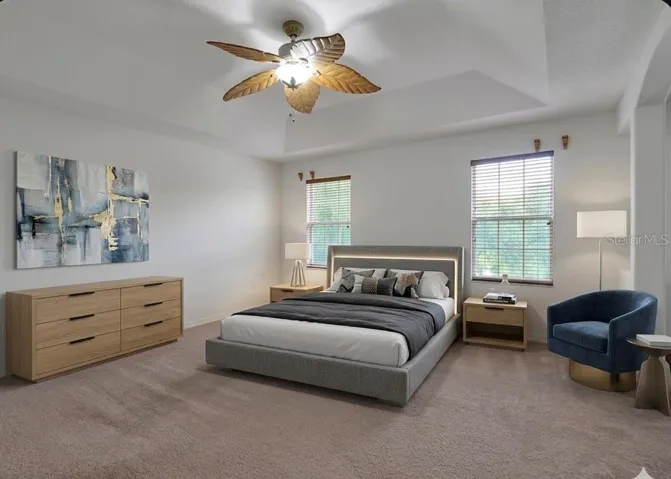 Virtual Staged - Primary Bedroom