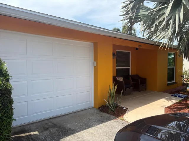Attached garage