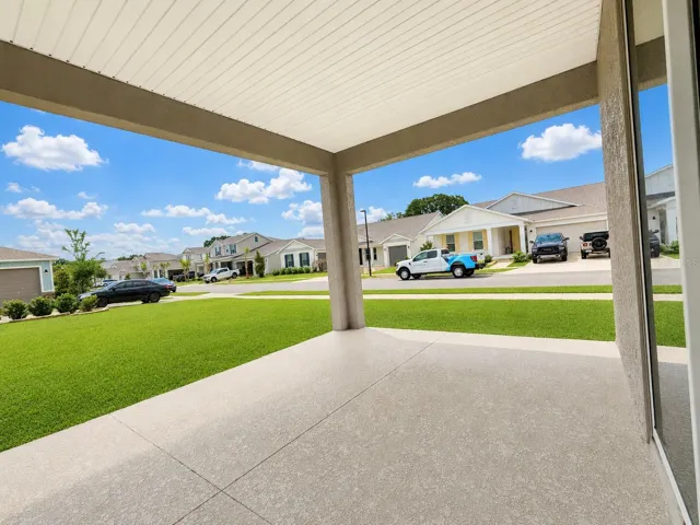 Rear open lanai