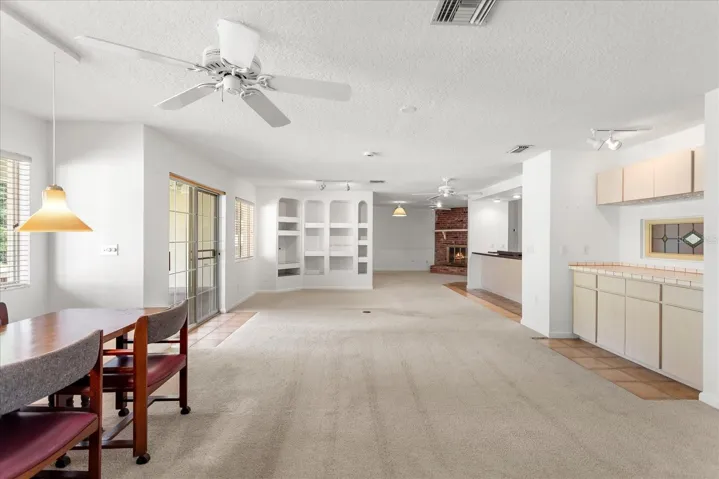 Great room facing Family room