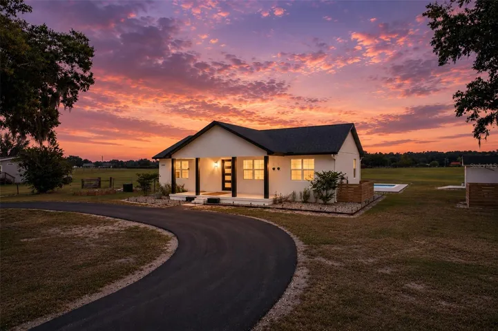 Sunset front
