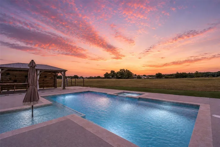 Sunset pool